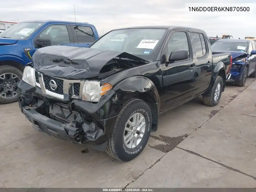 1N6DD0ER6KN870500 2019 Nissan Frontier Sv