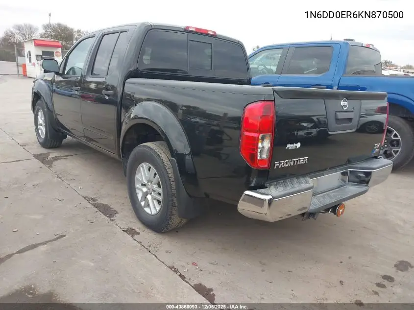 1N6DD0ER6KN870500 2019 Nissan Frontier Sv