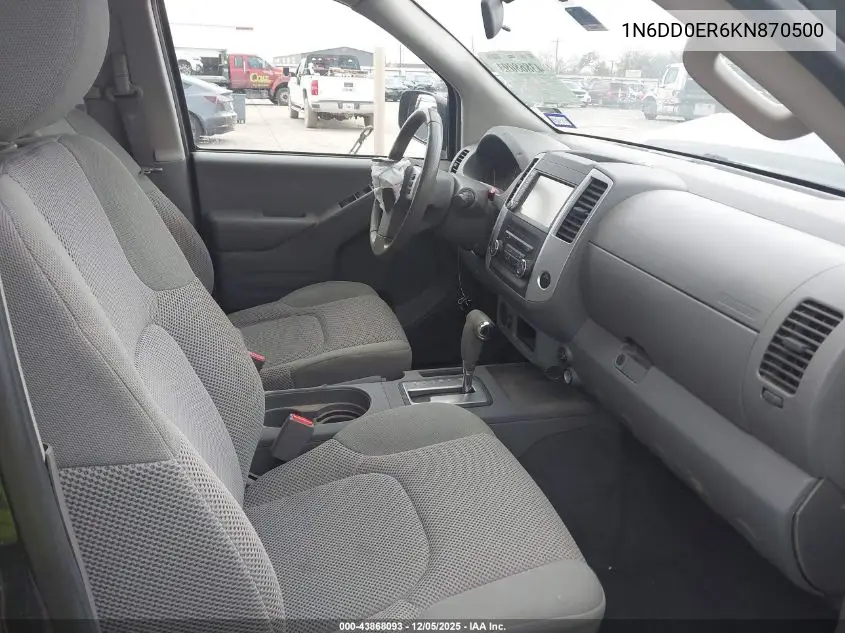 1N6DD0ER6KN870500 2019 Nissan Frontier Sv