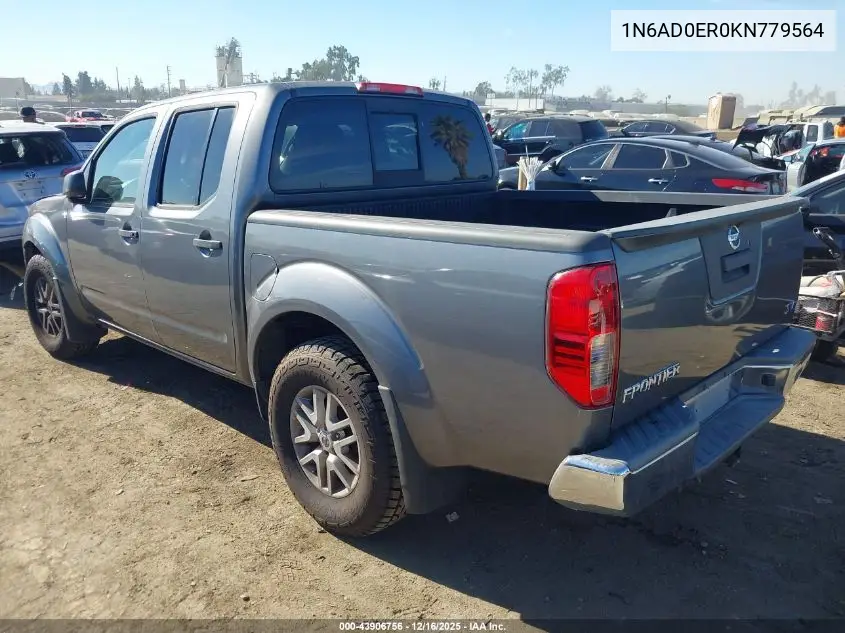 1N6AD0ER0KN779564 2019 Nissan Frontier Sv