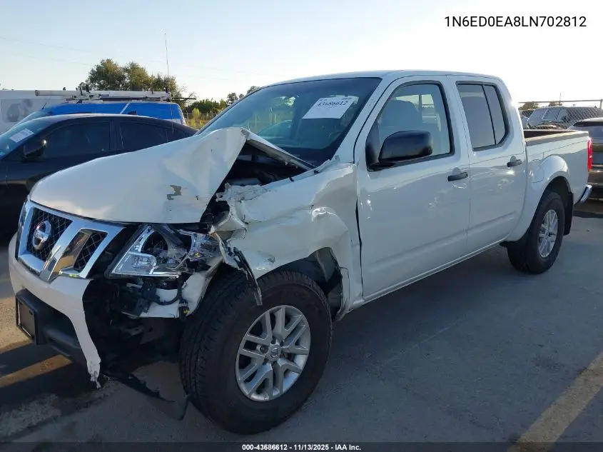 1N6ED0EA8LN702812 2020 Nissan Frontier Sv 4X2