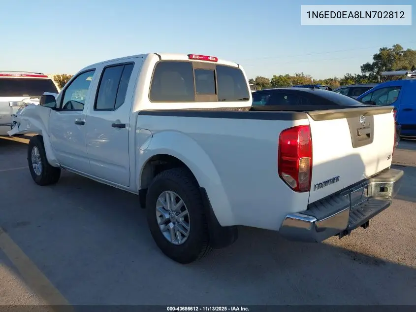 1N6ED0EA8LN702812 2020 Nissan Frontier Sv 4X2