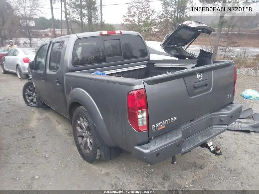 1N6ED0EA6LN720158 2020 Nissan Frontier Sv 4X2