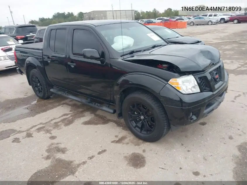 1N6ED0EA4MN718099 2021 Nissan Frontier Sv 4X2