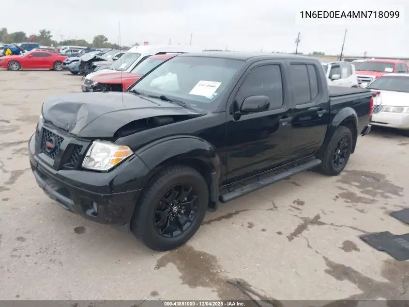 1N6ED0EA4MN718099 2021 Nissan Frontier Sv 4X2