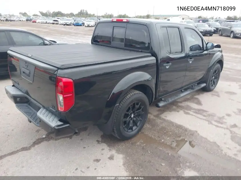 1N6ED0EA4MN718099 2021 Nissan Frontier Sv 4X2