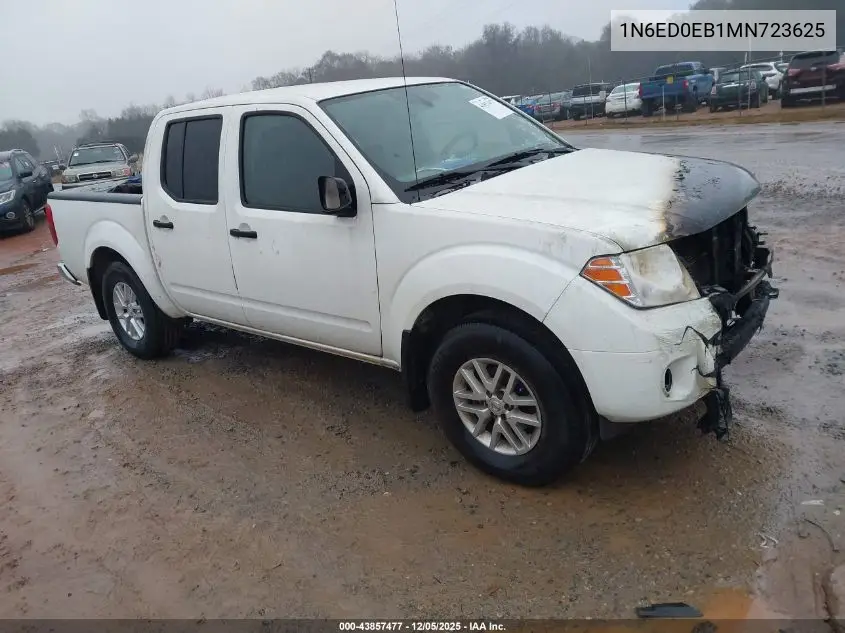 1N6ED0EB1MN723625 2021 Nissan Frontier Sv 4X4