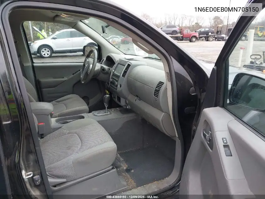 1N6ED0EB0MN705150 2021 Nissan Frontier Sv 4X4