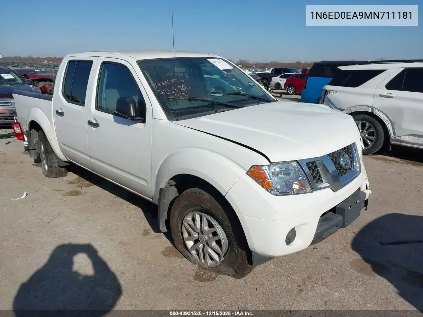 1N6ED0EA9MN711181 2021 Nissan Frontier Sv 4X2