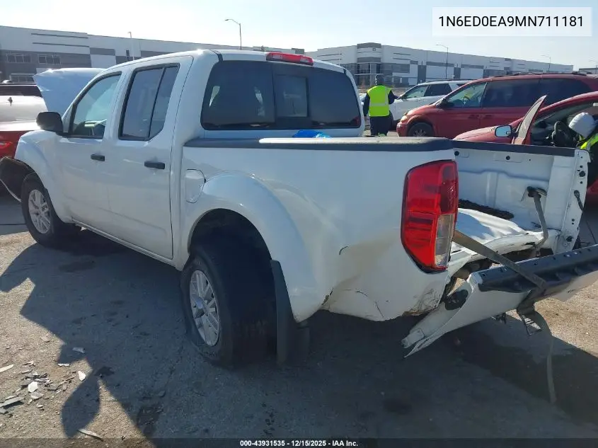 1N6ED0EA9MN711181 2021 Nissan Frontier Sv 4X2
