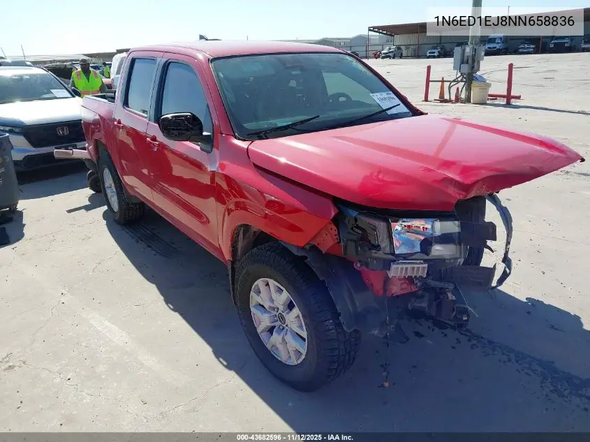 1N6ED1EJ8NN658836 2022 Nissan Frontier Sv 4X2