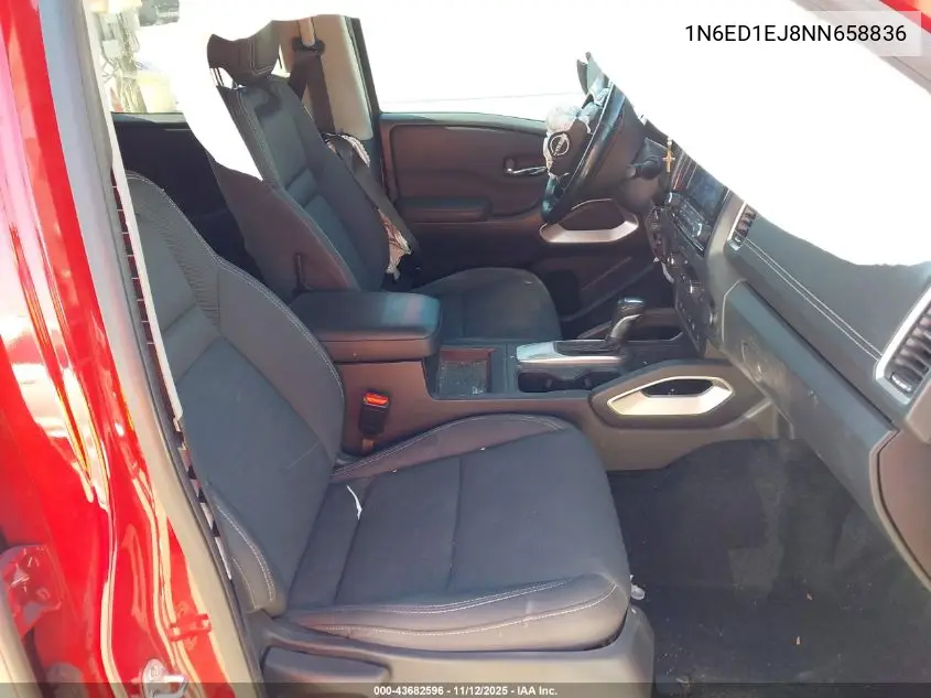 1N6ED1EJ8NN658836 2022 Nissan Frontier Sv 4X2