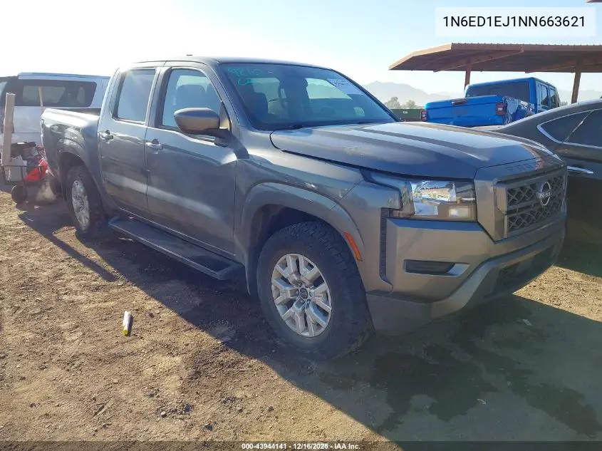1N6ED1EJ1NN663621 2022 Nissan Frontier Sv 4X2