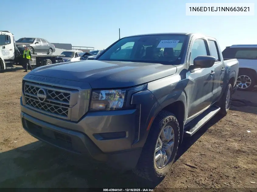 1N6ED1EJ1NN663621 2022 Nissan Frontier Sv 4X2
