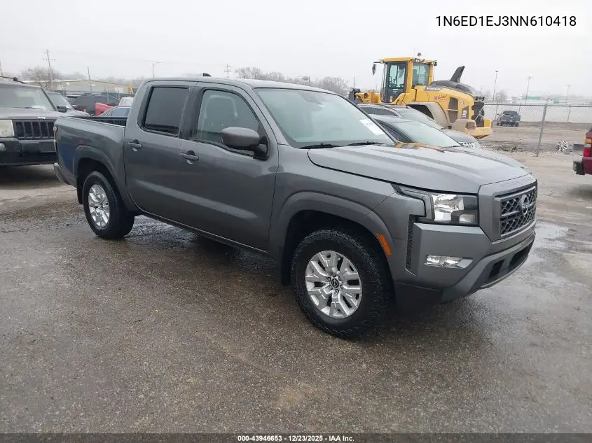1N6ED1EJ3NN610418 2022 Nissan Frontier