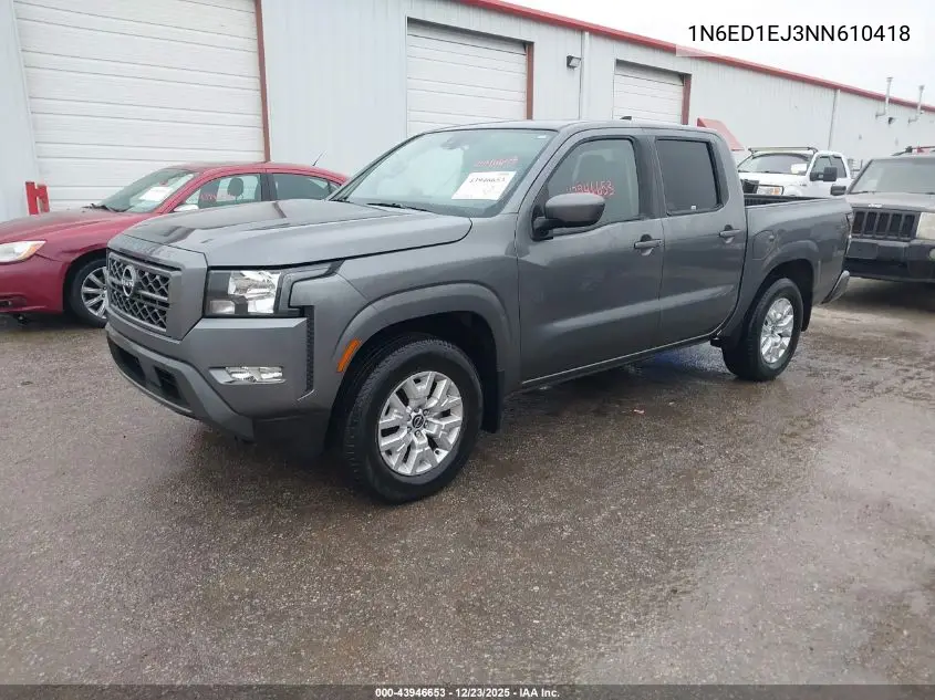 1N6ED1EJ3NN610418 2022 Nissan Frontier