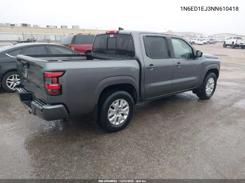 1N6ED1EJ3NN610418 2022 Nissan Frontier