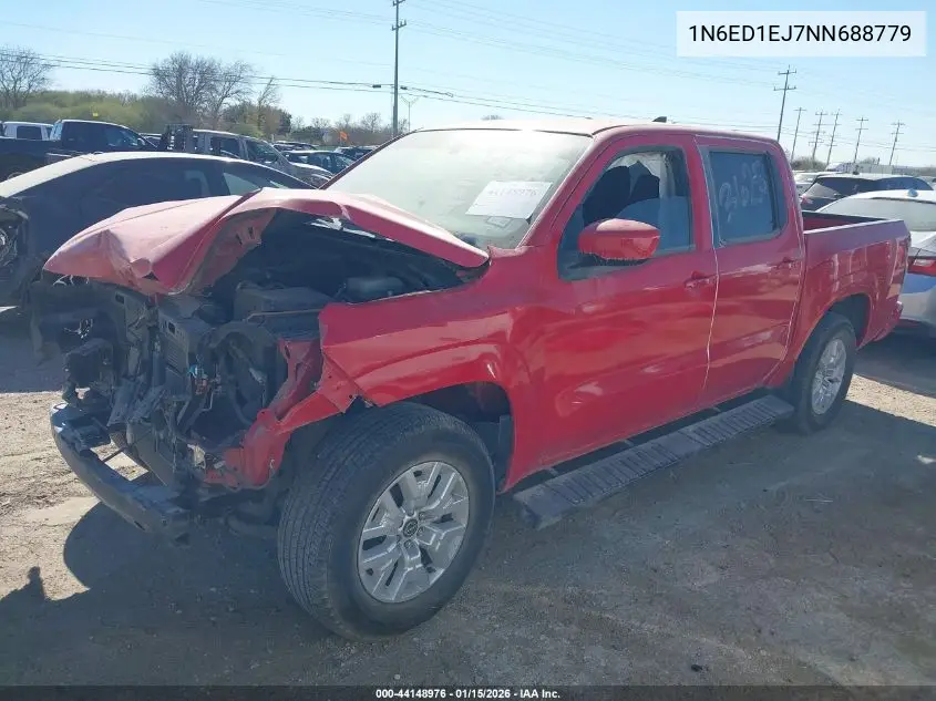 1N6ED1EJ7NN688779 2022 Nissan Frontier Sv 4X2
