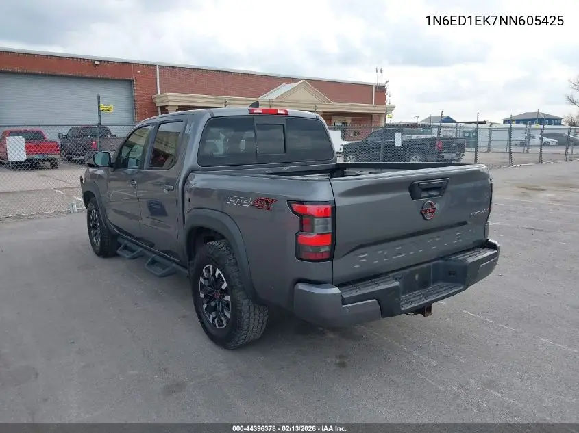 1N6ED1EK7NN605425 2022 Nissan Frontier Pro-4X 4X4