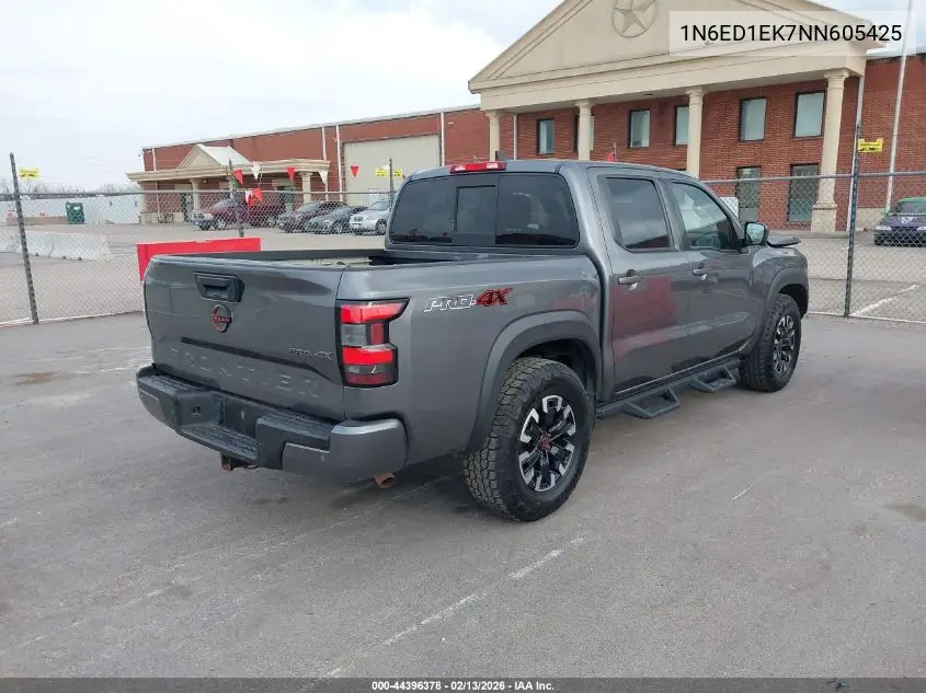 1N6ED1EK7NN605425 2022 Nissan Frontier Pro-4X 4X4