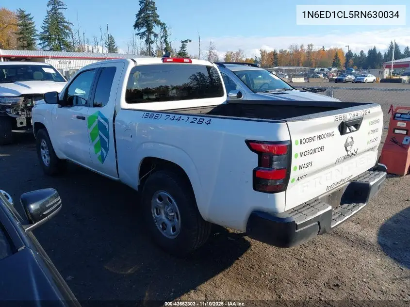 1N6ED1CL5RN630034 2024 Nissan Frontier King Cab S 4X2