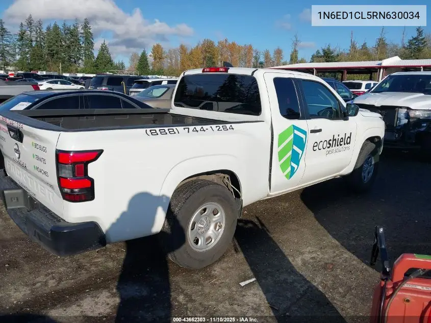 1N6ED1CL5RN630034 2024 Nissan Frontier King Cab S 4X2