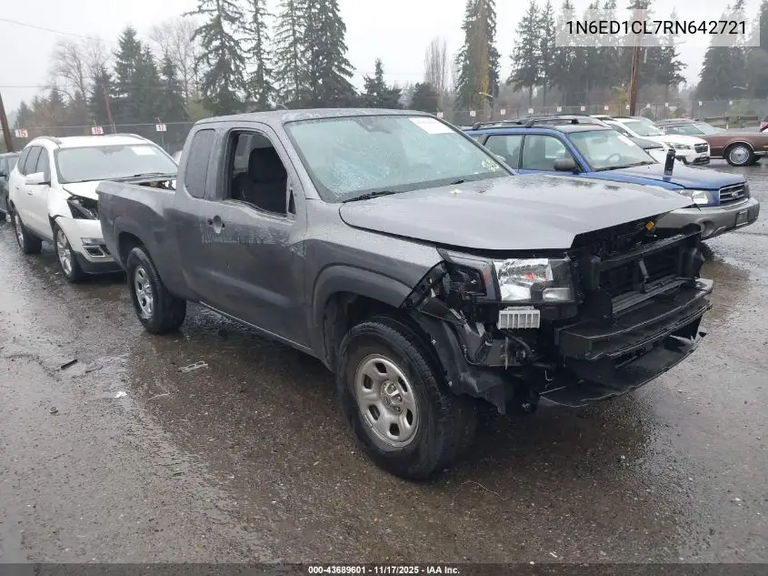 1N6ED1CL7RN642721 2024 Nissan Frontier King Cab S 4X2