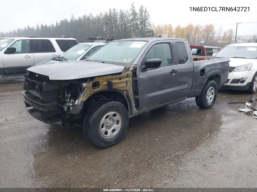 1N6ED1CL7RN642721 2024 Nissan Frontier King Cab S 4X2