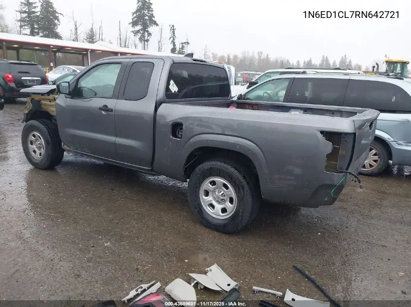 1N6ED1CL7RN642721 2024 Nissan Frontier King Cab S 4X2