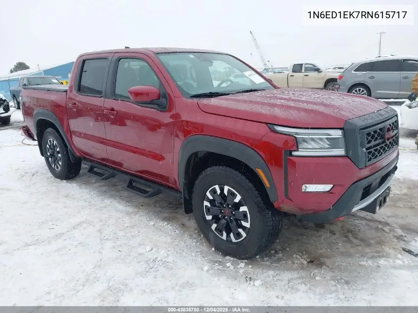 1N6ED1EK7RN615717 2024 Nissan Frontier Pro-4X 4X4