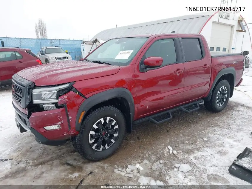 1N6ED1EK7RN615717 2024 Nissan Frontier Pro-4X 4X4