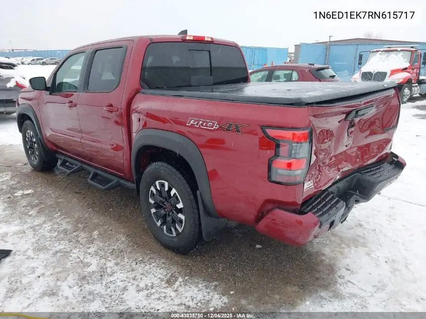 1N6ED1EK7RN615717 2024 Nissan Frontier Pro-4X 4X4
