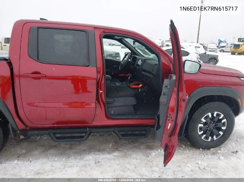 1N6ED1EK7RN615717 2024 Nissan Frontier Pro-4X 4X4