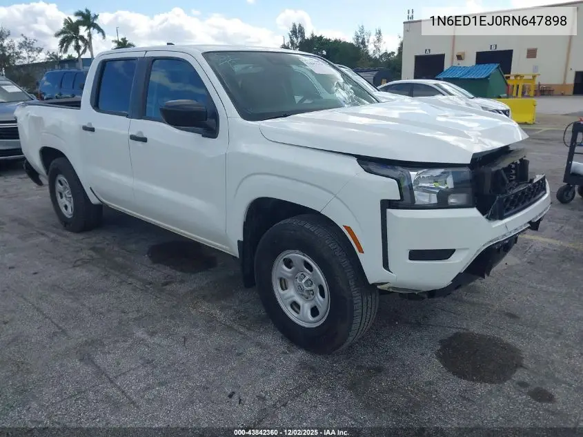 1N6ED1EJ0RN647898 2024 Nissan Frontier S 4X2