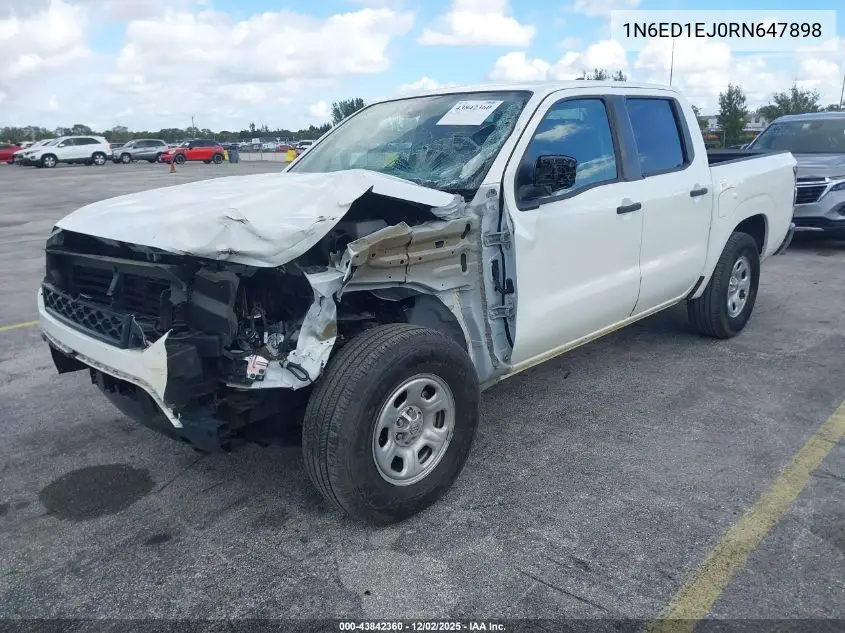 1N6ED1EJ0RN647898 2024 Nissan Frontier S 4X2