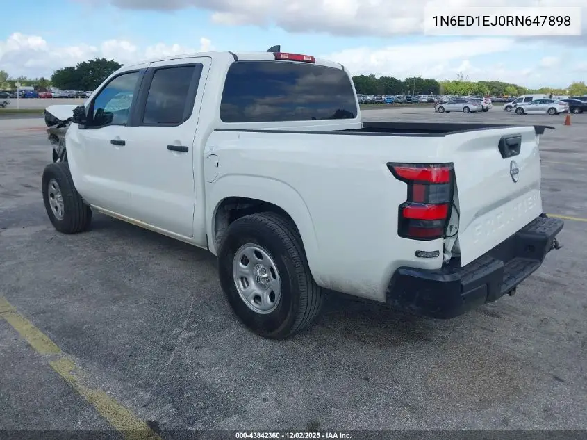 1N6ED1EJ0RN647898 2024 Nissan Frontier S 4X2
