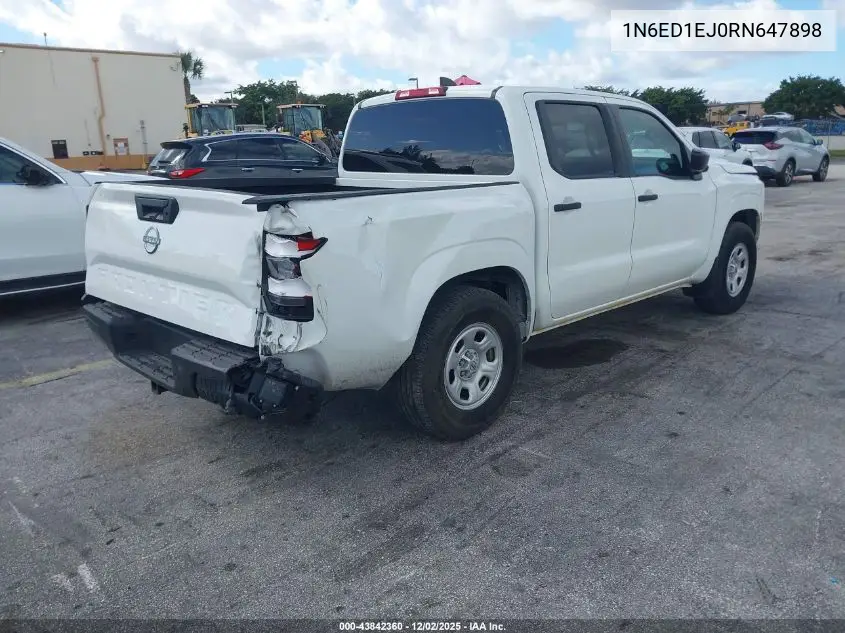 1N6ED1EJ0RN647898 2024 Nissan Frontier S 4X2