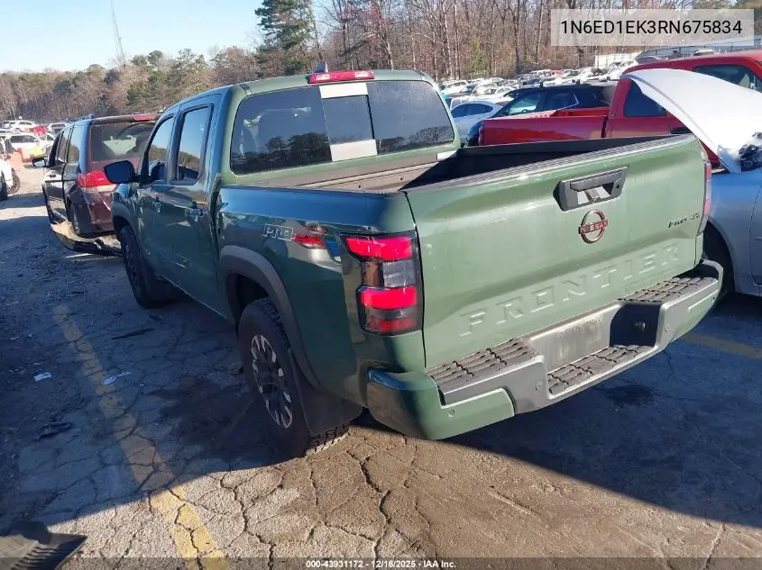 1N6ED1EK3RN675834 2024 Nissan Frontier Pro-4X 4X4