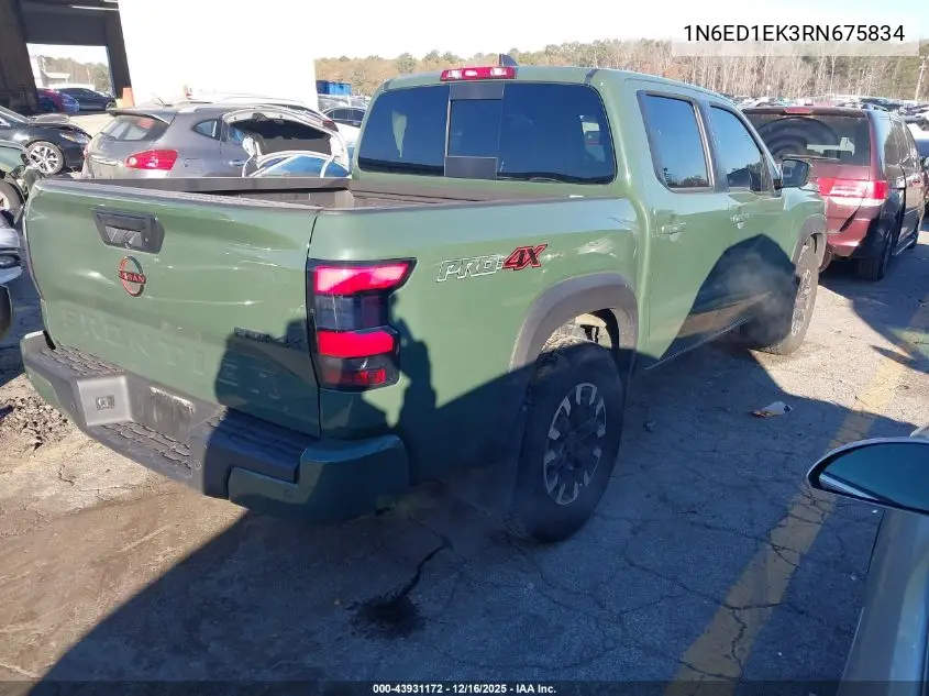 1N6ED1EK3RN675834 2024 Nissan Frontier Pro-4X 4X4