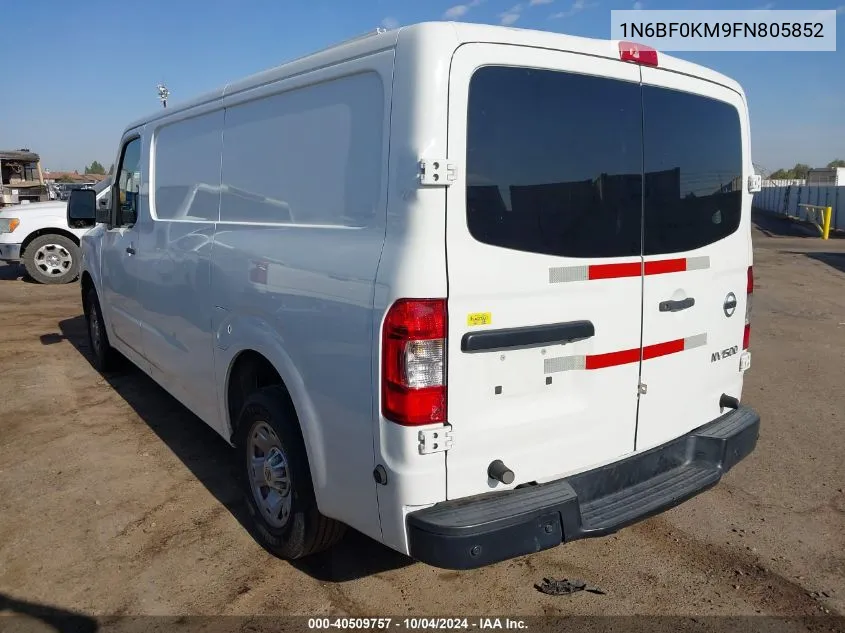 1N6BF0KM9FN805852 2015 Nissan Nv Cargo Nv1500 S V6/Sl V6/Sv V6