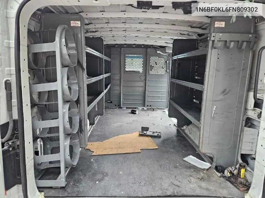 1N6BF0KL6FN809302 2015 Nissan Nv Cargo Nv1500 S V6