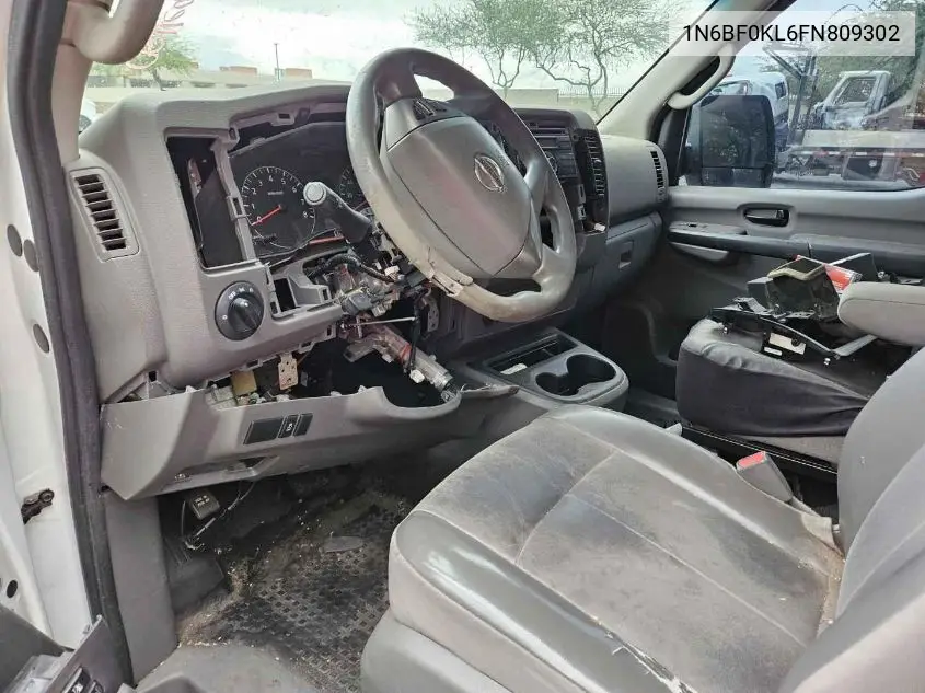 1N6BF0KL6FN809302 2015 Nissan Nv Cargo Nv1500 S V6