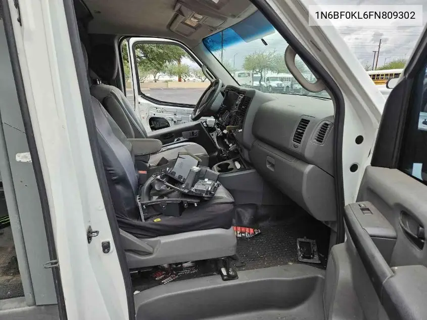 1N6BF0KL6FN809302 2015 Nissan Nv Cargo Nv1500 S V6