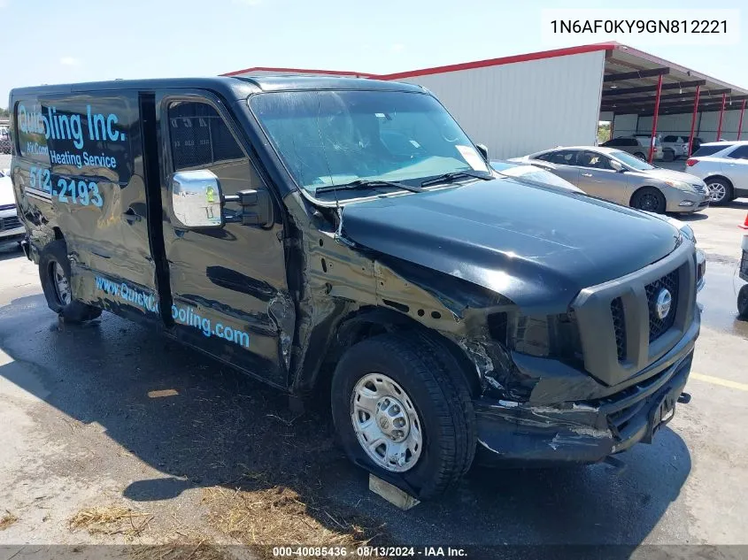 1N6AF0KY9GN812221 2016 Nissan Nv Cargo Nv2500 Hd Sv V8