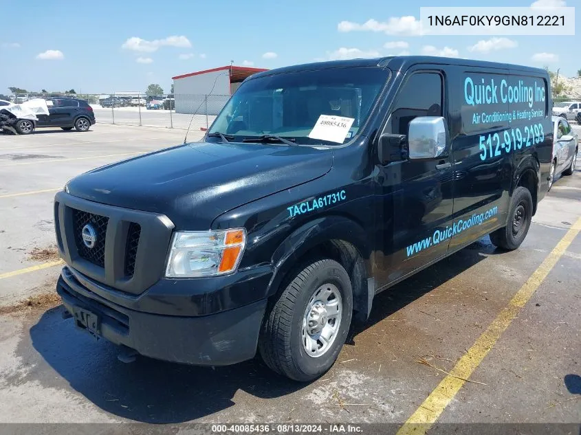 1N6AF0KY9GN812221 2016 Nissan Nv Cargo Nv2500 Hd Sv V8