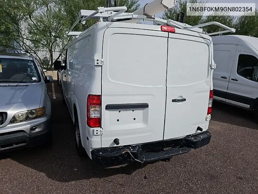 1N6BF0KM9GN802354 2016 Nissan Nv Cargo Nv1500 S V6
