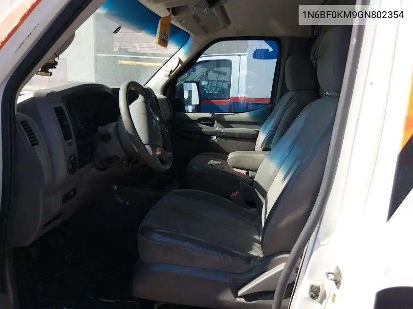 1N6BF0KM9GN802354 2016 Nissan Nv Cargo Nv1500 S V6