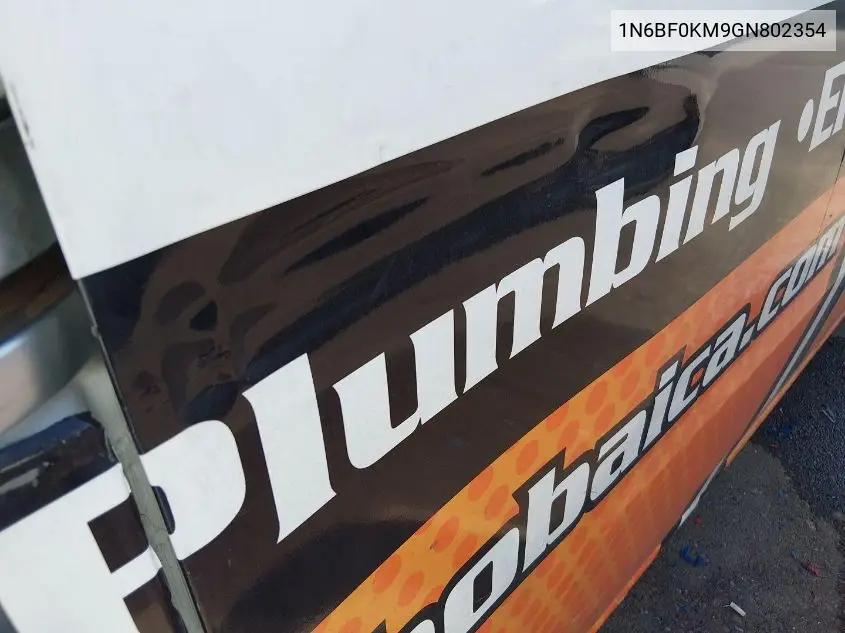 1N6BF0KM9GN802354 2016 Nissan Nv Cargo Nv1500 S V6