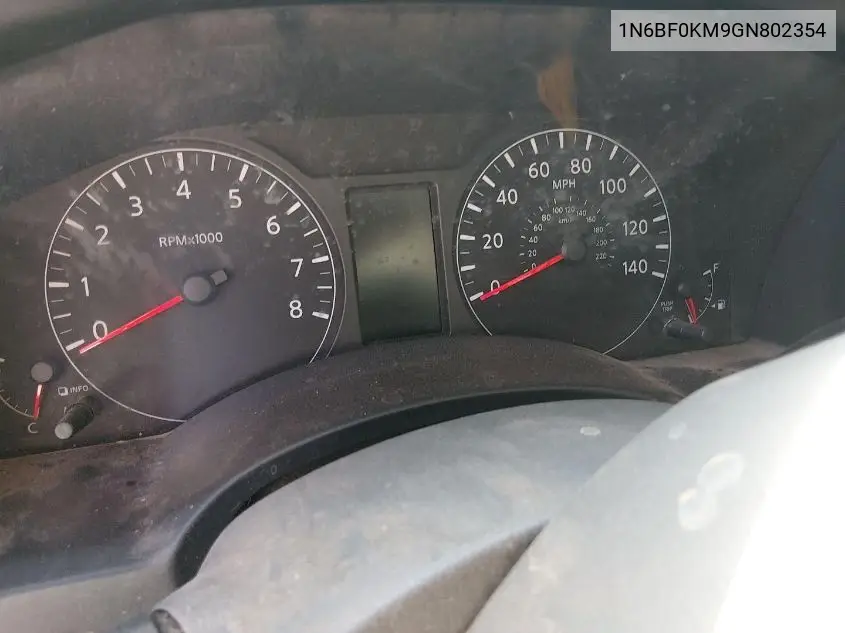 1N6BF0KM9GN802354 2016 Nissan Nv Cargo Nv1500 S V6
