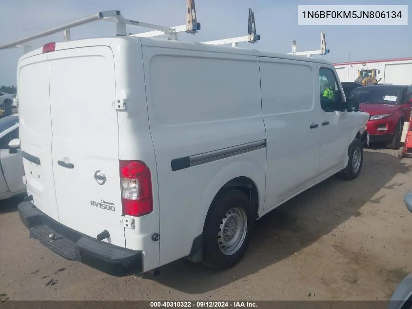 1N6BF0KM5JN806134 2018 Nissan Nv Cargo Nv1500 1500 S/Sv/2500 S/Sv/Sl